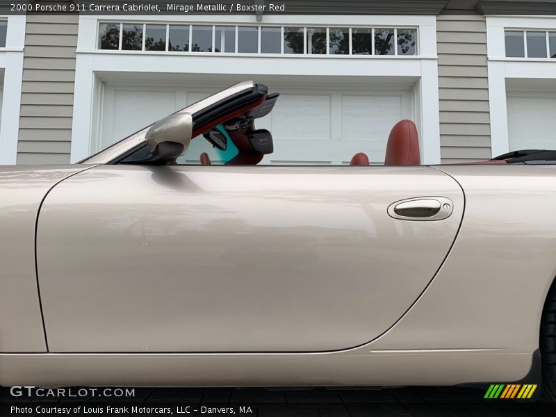 Mirage Metallic / Boxster Red 2000 Porsche 911 Carrera Cabriolet