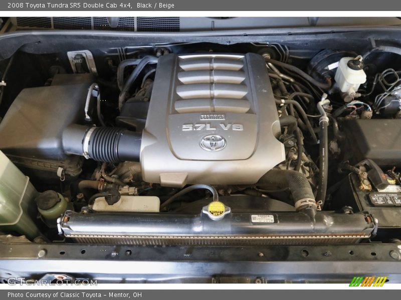 Black / Beige 2008 Toyota Tundra SR5 Double Cab 4x4