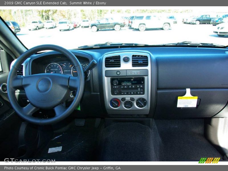 Summit White / Ebony 2009 GMC Canyon SLE Extended Cab