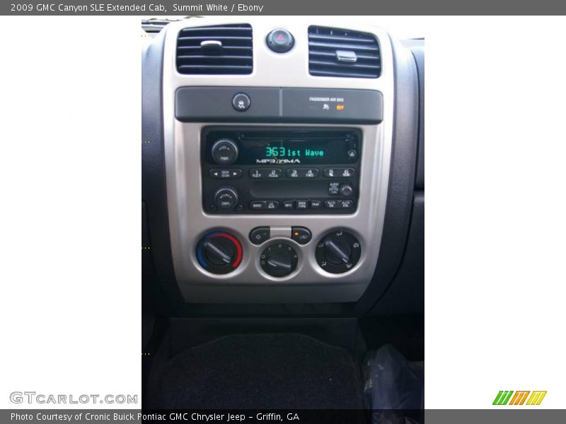 Summit White / Ebony 2009 GMC Canyon SLE Extended Cab