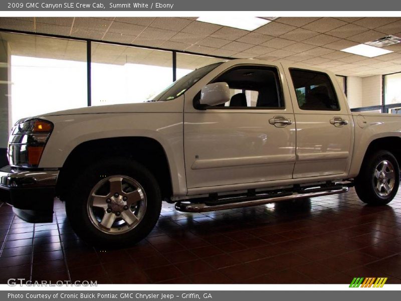 Summit White / Ebony 2009 GMC Canyon SLE Crew Cab