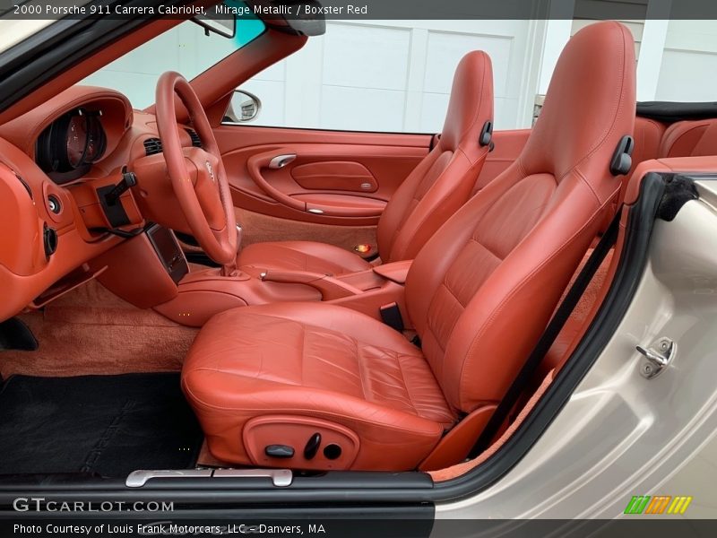 Front Seat of 2000 911 Carrera Cabriolet