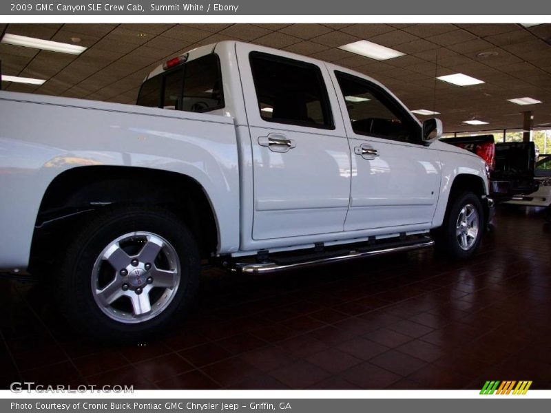 Summit White / Ebony 2009 GMC Canyon SLE Crew Cab