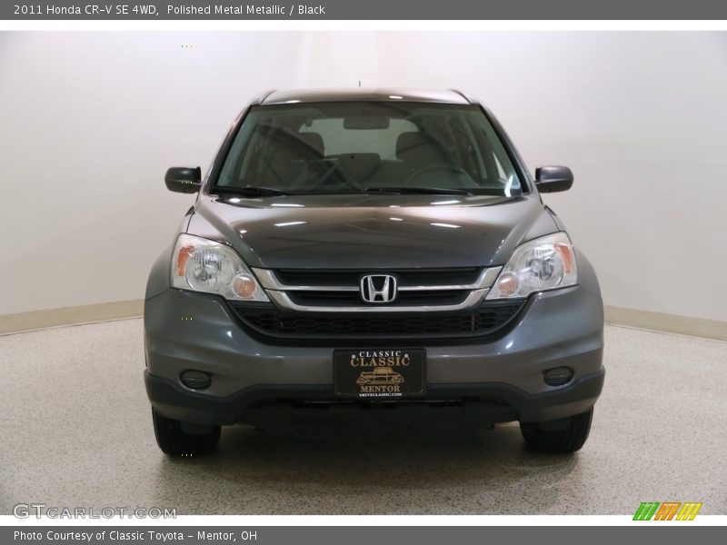 Polished Metal Metallic / Black 2011 Honda CR-V SE 4WD