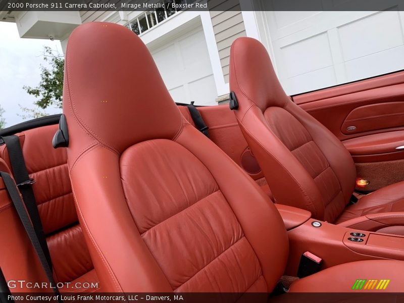 Mirage Metallic / Boxster Red 2000 Porsche 911 Carrera Cabriolet