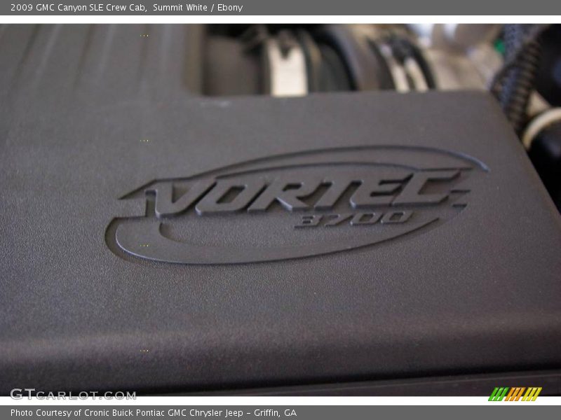 Summit White / Ebony 2009 GMC Canyon SLE Crew Cab