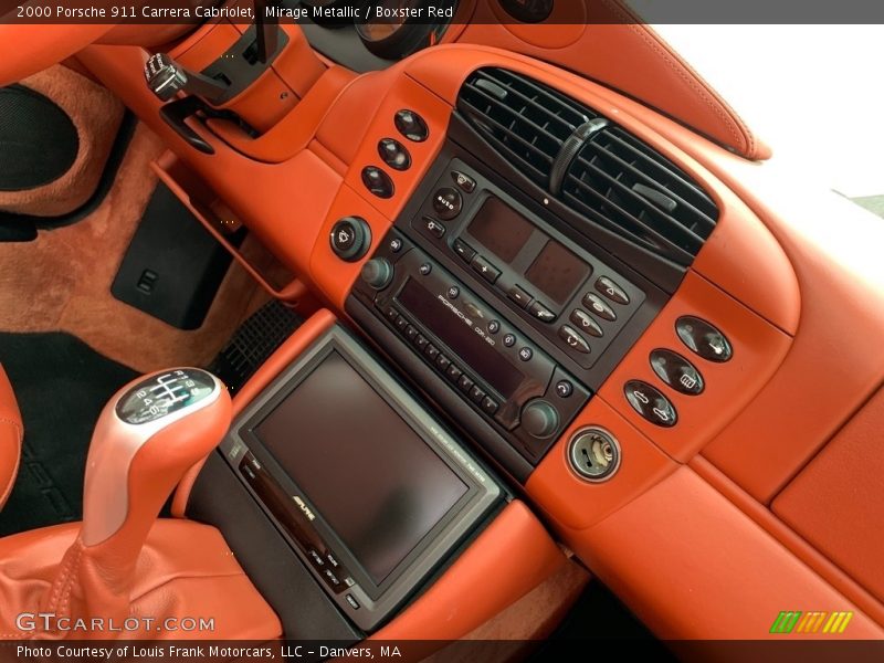 Mirage Metallic / Boxster Red 2000 Porsche 911 Carrera Cabriolet
