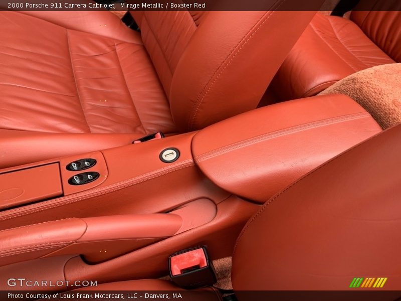 Mirage Metallic / Boxster Red 2000 Porsche 911 Carrera Cabriolet