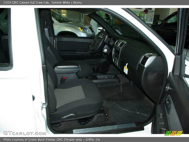 Summit White / Ebony 2009 GMC Canyon SLE Crew Cab