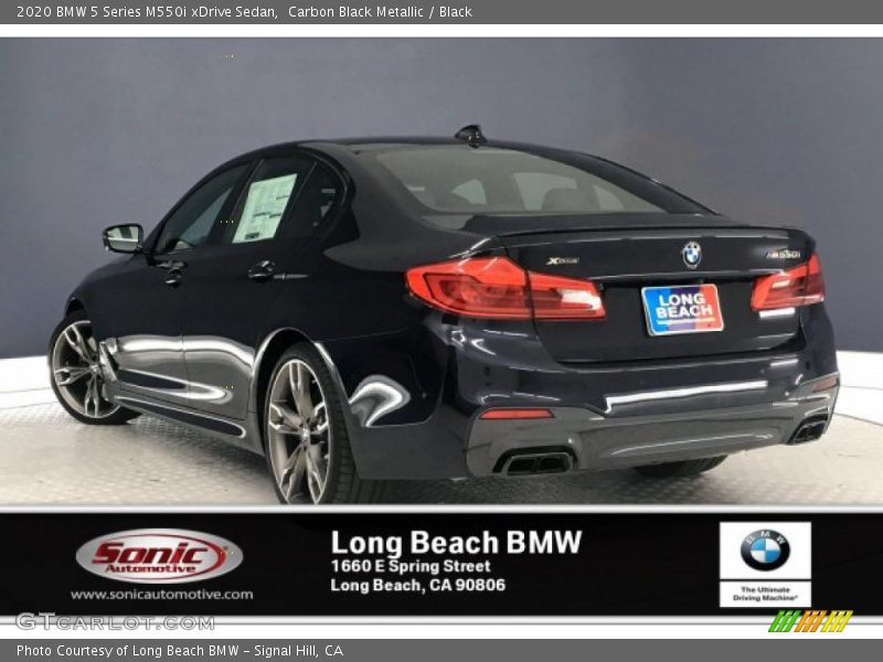 Carbon Black Metallic / Black 2020 BMW 5 Series M550i xDrive Sedan