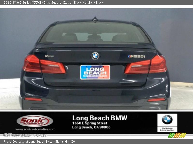 Carbon Black Metallic / Black 2020 BMW 5 Series M550i xDrive Sedan