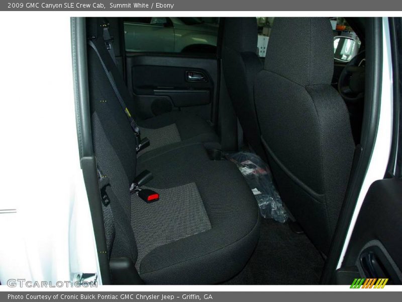 Summit White / Ebony 2009 GMC Canyon SLE Crew Cab