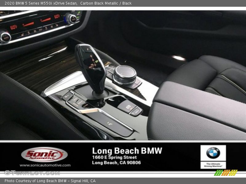 Carbon Black Metallic / Black 2020 BMW 5 Series M550i xDrive Sedan