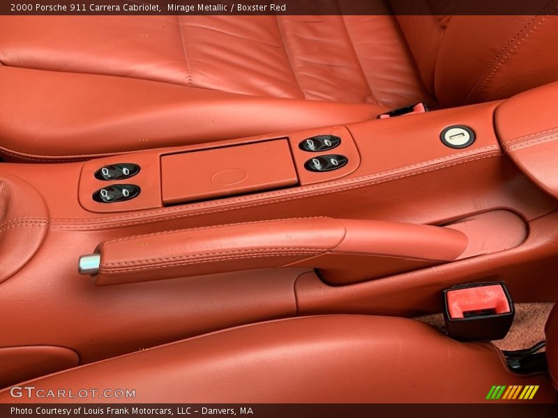 Mirage Metallic / Boxster Red 2000 Porsche 911 Carrera Cabriolet