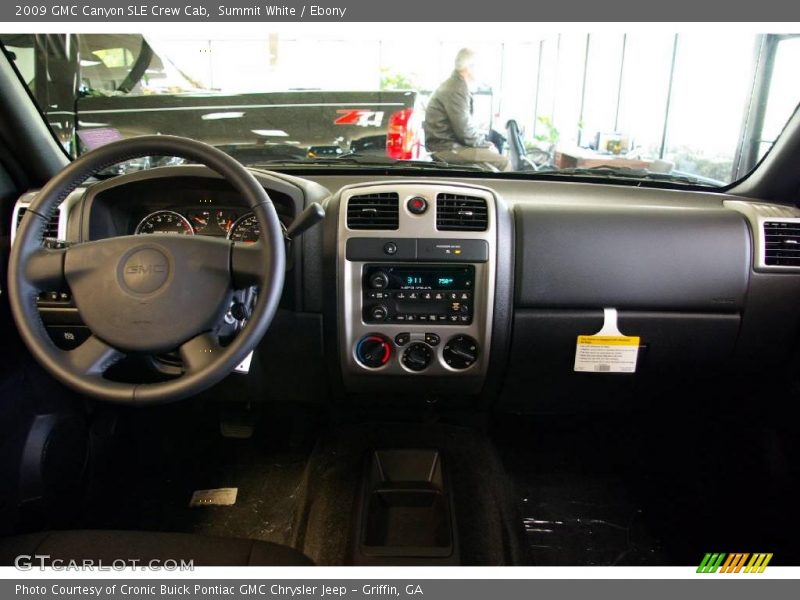 Summit White / Ebony 2009 GMC Canyon SLE Crew Cab