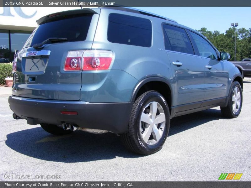 Silver Green Metallic / Light Titanium 2009 GMC Acadia SLT