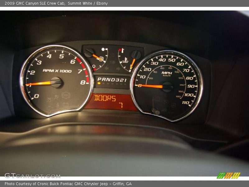 Summit White / Ebony 2009 GMC Canyon SLE Crew Cab