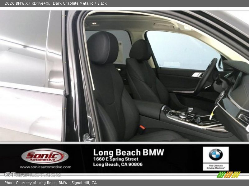 Dark Graphite Metallic / Black 2020 BMW X7 xDrive40i