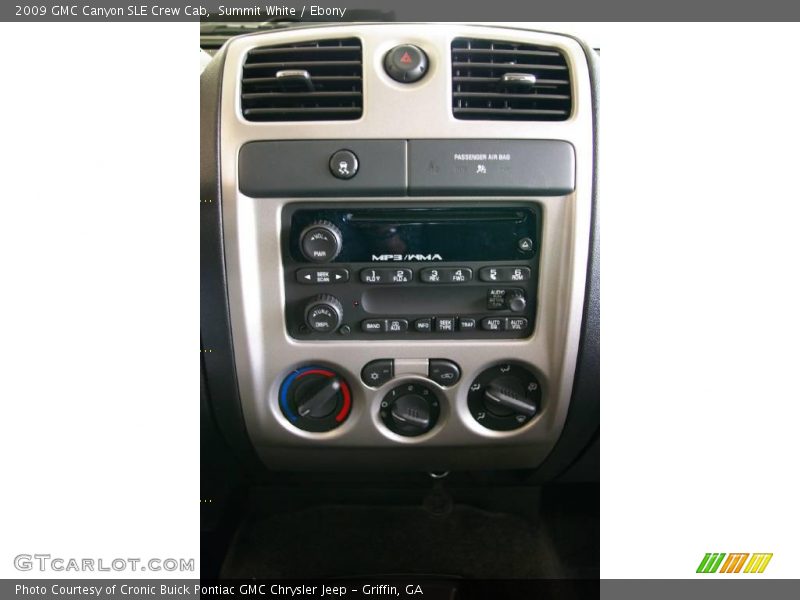 Summit White / Ebony 2009 GMC Canyon SLE Crew Cab