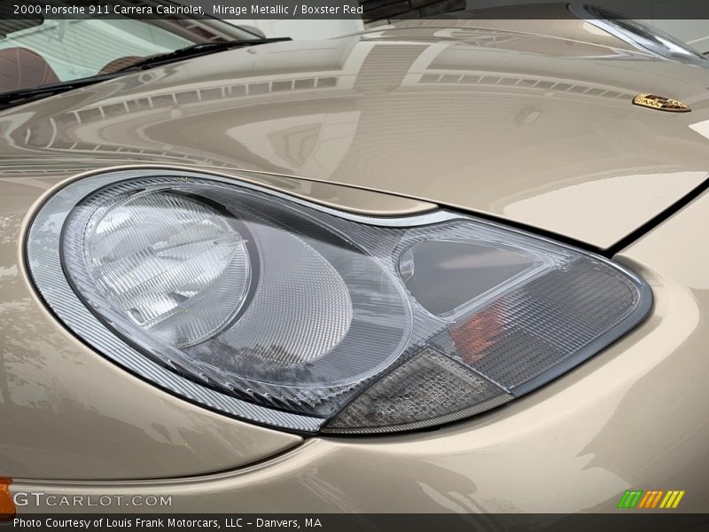 Mirage Metallic / Boxster Red 2000 Porsche 911 Carrera Cabriolet