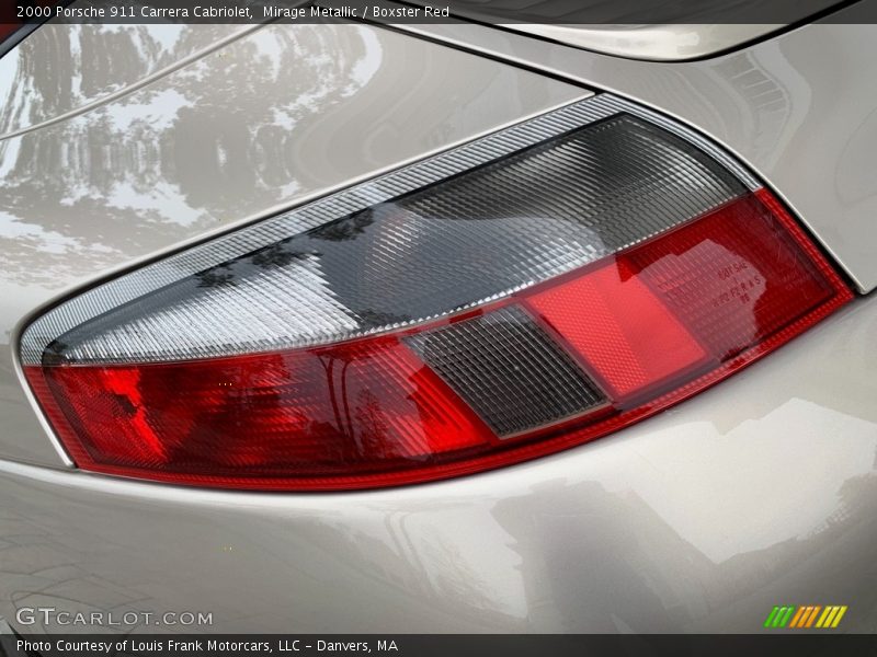 Mirage Metallic / Boxster Red 2000 Porsche 911 Carrera Cabriolet