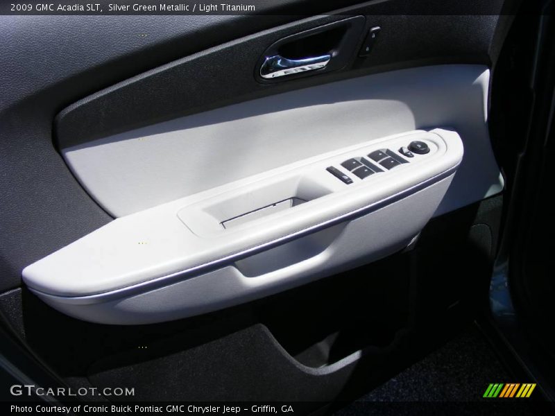 Silver Green Metallic / Light Titanium 2009 GMC Acadia SLT