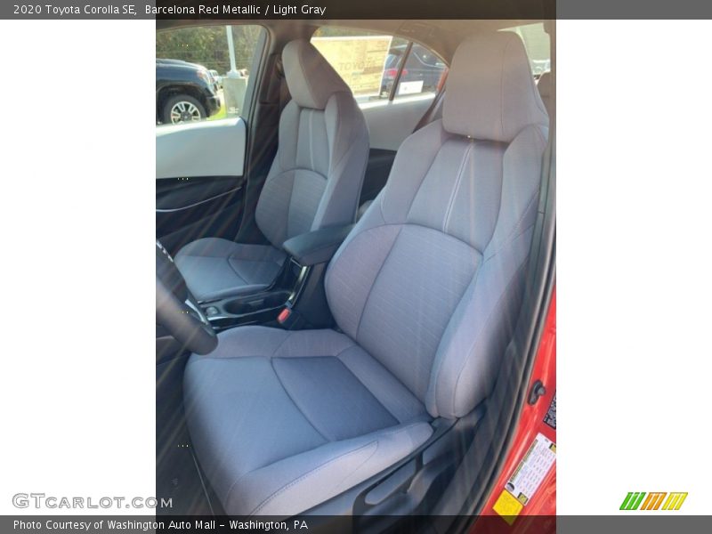 Front Seat of 2020 Corolla SE