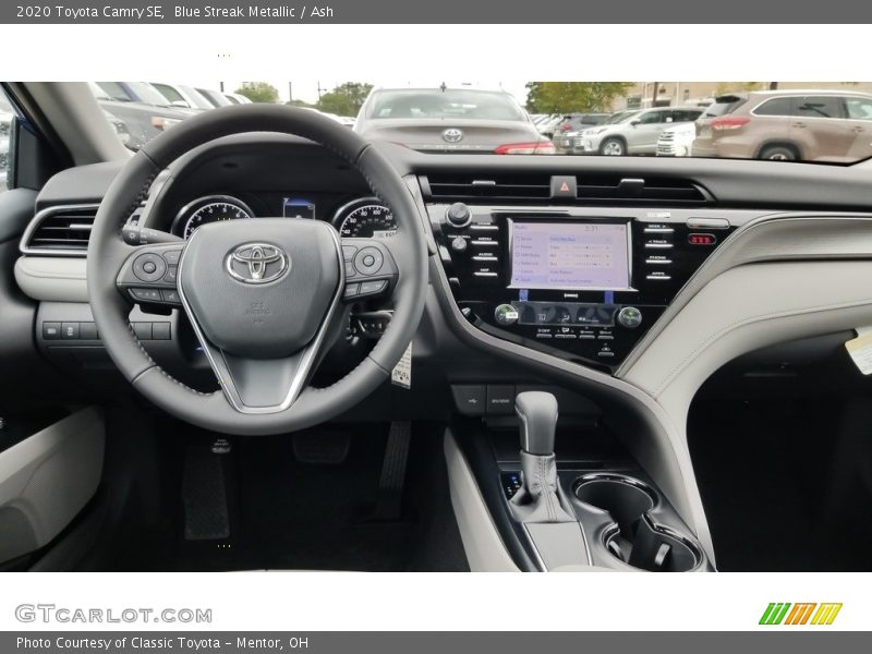 Dashboard of 2020 Camry SE