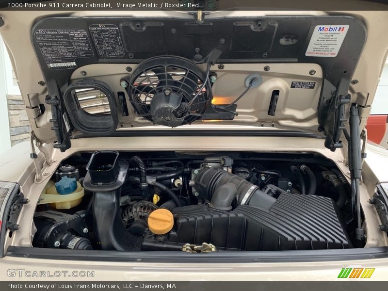  2000 911 Carrera Cabriolet Engine - 3.4 Liter DOHC 24V VarioCam Flat 6 Cylinder