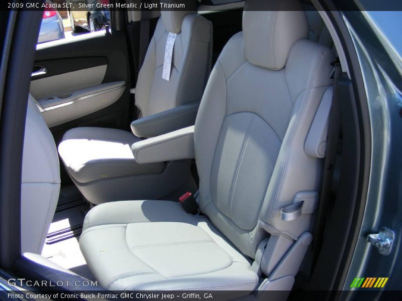Silver Green Metallic / Light Titanium 2009 GMC Acadia SLT