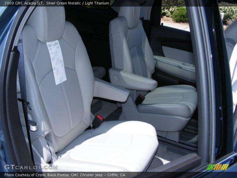 Silver Green Metallic / Light Titanium 2009 GMC Acadia SLT