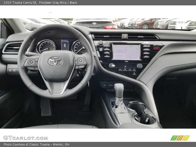 Predawn Gray Mica / Black 2020 Toyota Camry SE