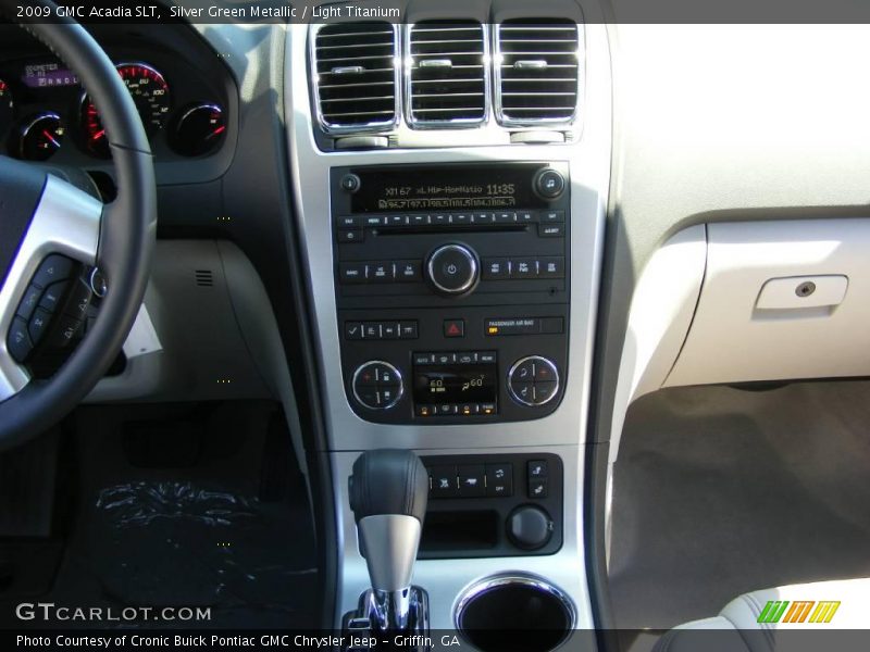 Silver Green Metallic / Light Titanium 2009 GMC Acadia SLT