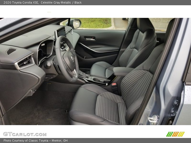  2020 Corolla XSE Black Interior