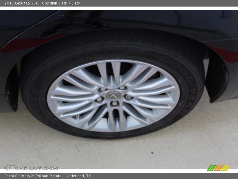 Obsidian Black / Black 2013 Lexus ES 350