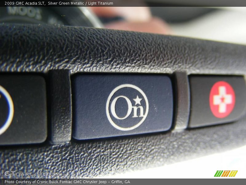 Silver Green Metallic / Light Titanium 2009 GMC Acadia SLT