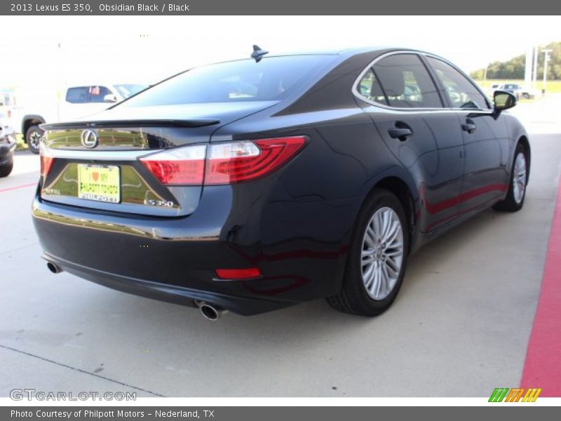 Obsidian Black / Black 2013 Lexus ES 350