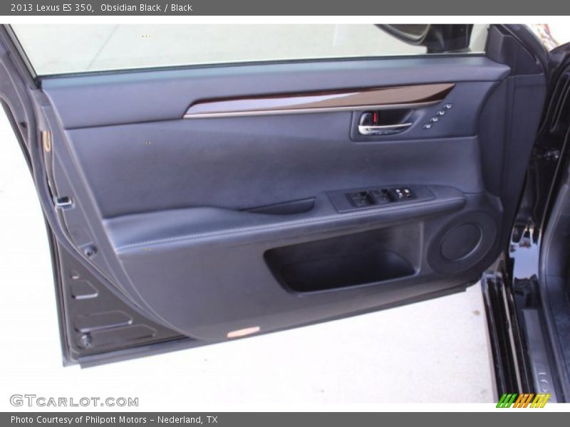 Obsidian Black / Black 2013 Lexus ES 350