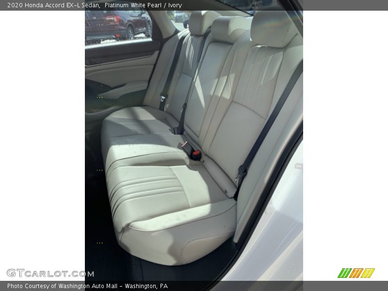 Platinum White Pearl / Ivory 2020 Honda Accord EX-L Sedan