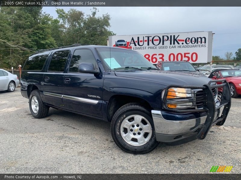 Deep Blue Metallic / Sandstone 2005 GMC Yukon XL SLT