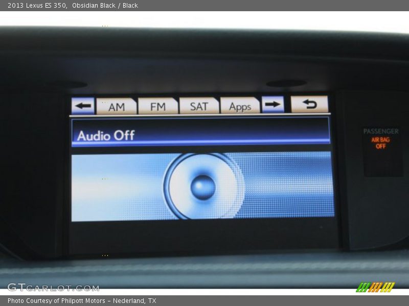 Obsidian Black / Black 2013 Lexus ES 350