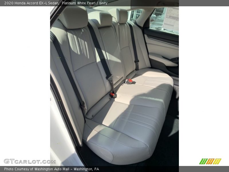 Platinum White Pearl / Ivory 2020 Honda Accord EX-L Sedan