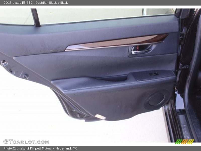 Obsidian Black / Black 2013 Lexus ES 350