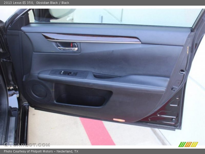 Obsidian Black / Black 2013 Lexus ES 350