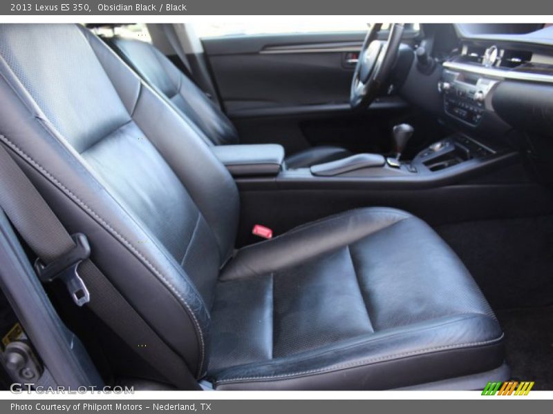Obsidian Black / Black 2013 Lexus ES 350