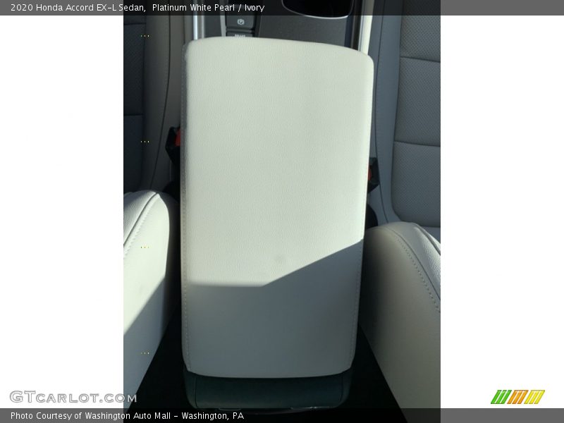 Platinum White Pearl / Ivory 2020 Honda Accord EX-L Sedan