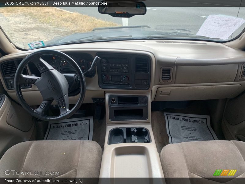 Deep Blue Metallic / Sandstone 2005 GMC Yukon XL SLT