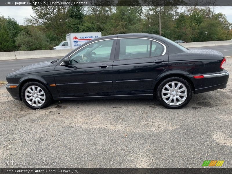 Ebony Black / Charcoal 2003 Jaguar X-Type 2.5