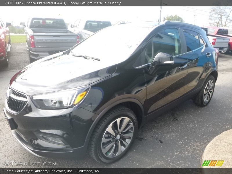 Ebony Twilight Metallic / Ebony 2018 Buick Encore Preferred II AWD