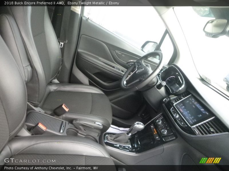 Ebony Twilight Metallic / Ebony 2018 Buick Encore Preferred II AWD